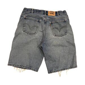 Vintage 90’s Levi's 550 Relaxed Fit Orange Tab 36x11 Medium Wash Shorts Jorts